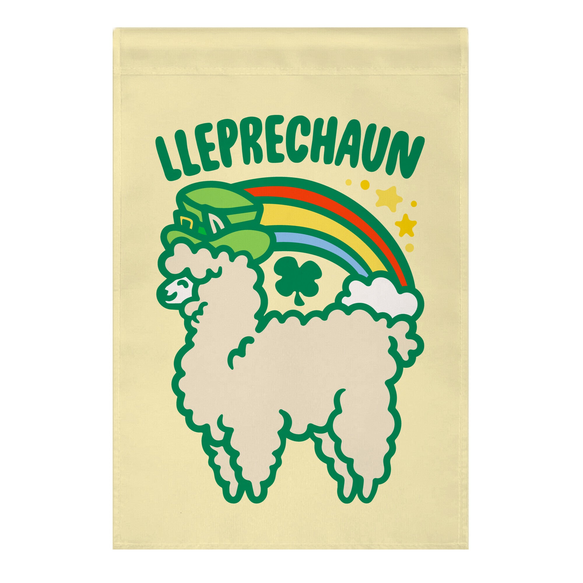 Lleprechaun Parody Garden Flag